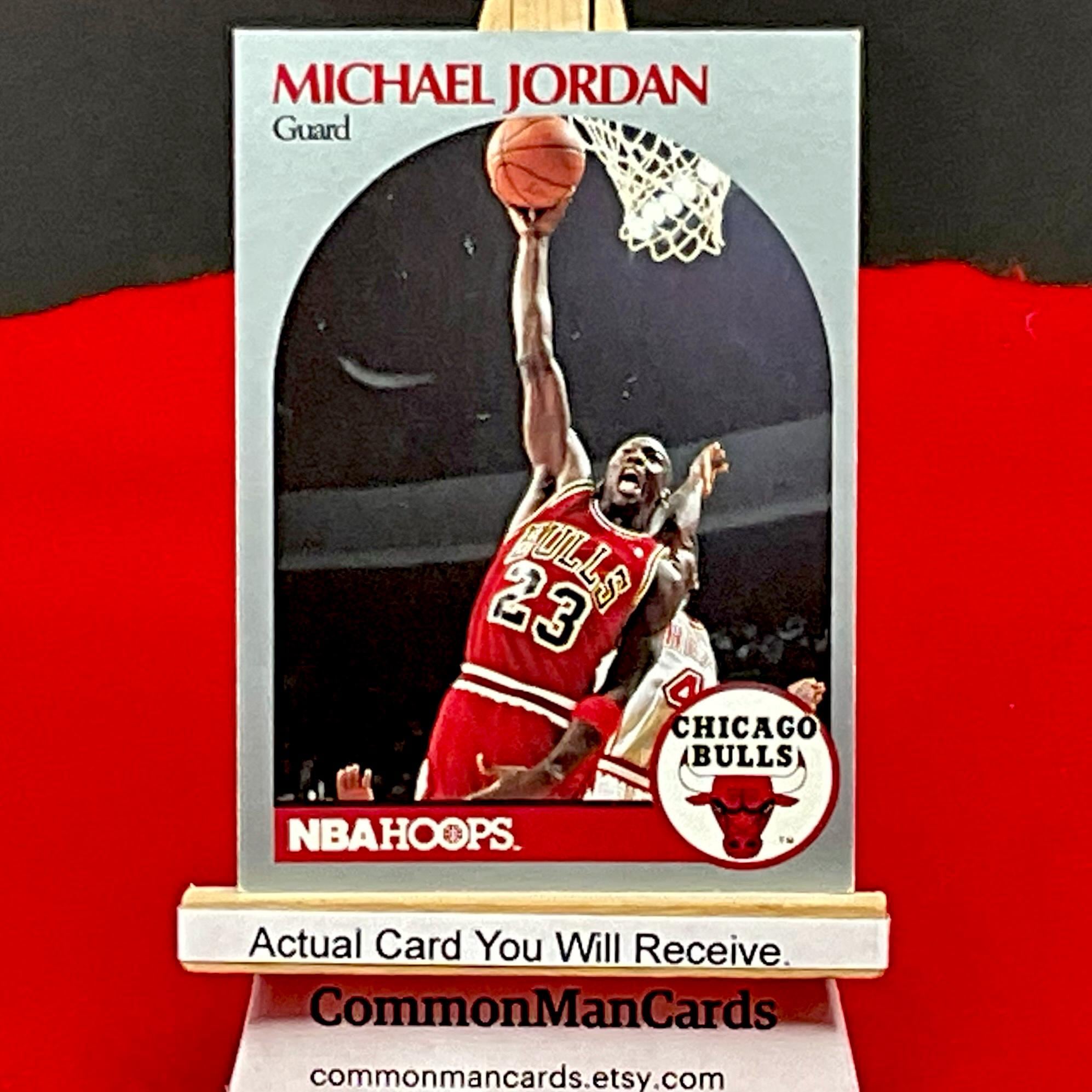 Nba Hoops Michael Jordan Mvp Card - Etsy