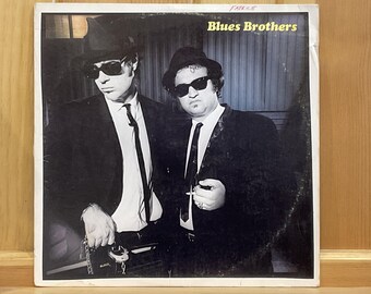 Blues Brothers Vinyl 1978 Briefcase full of Blues 12" LP Tested Plays Perfectly Good Condition. Live Blues Concert Vintage CommonManCards.