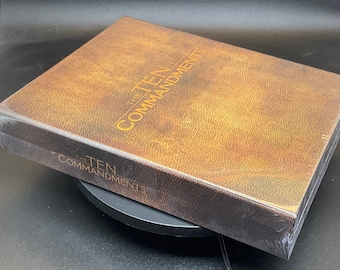 The Ten Commandments Moses ABC-TV Mini-Series DVD Box Set with Stone Tablets Rare Collectors Item.Still in Original Box and Sealed Brand New