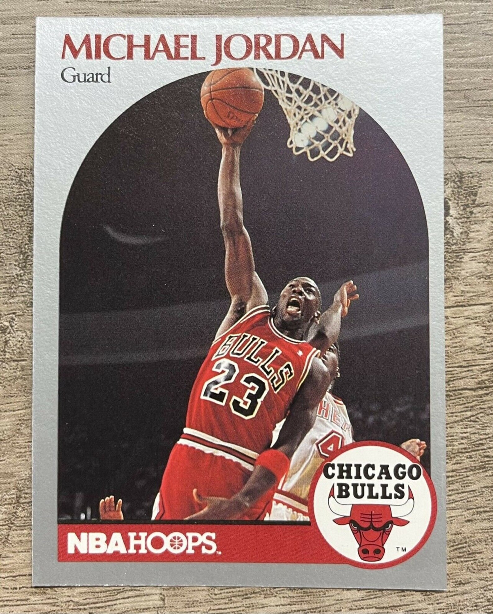 1990 Michael Jordan NBA Hoops 199091 Card 65 Chicago Bulls Etsy