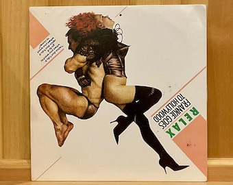 Frankie Goes To Hollywood Vinyl 1983 Relax 12” Maxi Single EP Record EX+ Condition Tested Synth-Pop New Wave Classic Vintage CommonManCards.