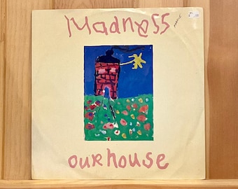Madness Vinyl 1982 Our House 12" Single Record Vintage 1980s New Wave Rock Pop Music Play Tested Ska British Band Album Audio CommonManCards