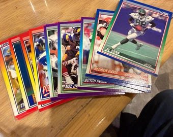 1990 Score Football Card Lot (13) Joe Montana All-Pro Steve Largent Record Breaker 90s NFL Sports Collectibles Lot Vintage CommonManCards