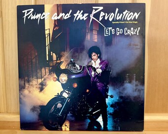 Prince and the Revolution Vinyl 1984 "Let's Go Crazy" 12" Maxi-Single LP 45 RPM Record Original Pressing Extended Mix Vintage CommonManCards