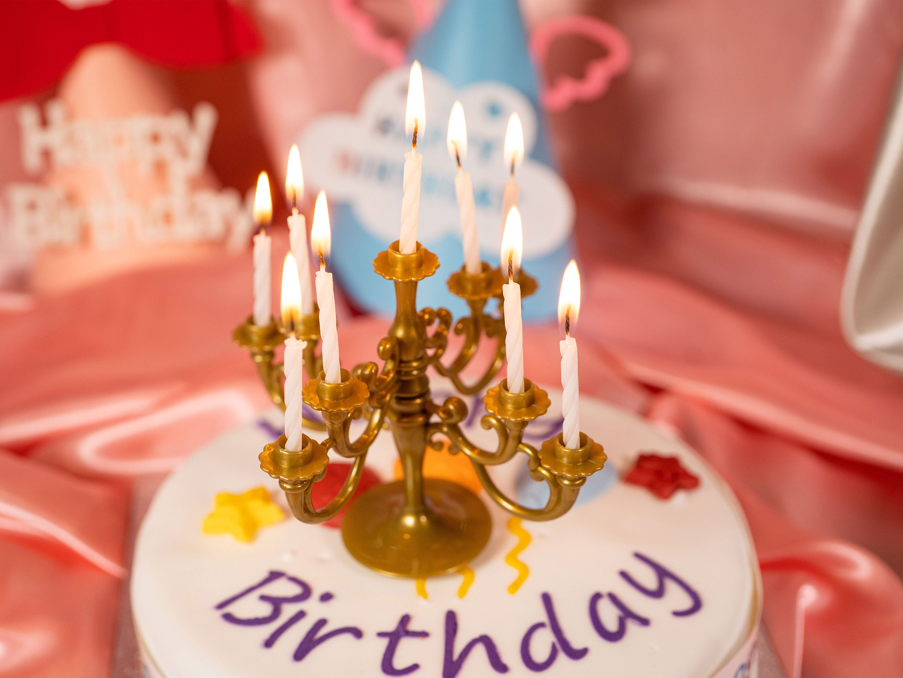 1 Confezione/6 Pezzi, Candeline Multicolori Di Compleanno In Supporti  Candele Alte Per Torta Di Compleanno Candele Lunghe E Sottili Per Cupcake  Per La