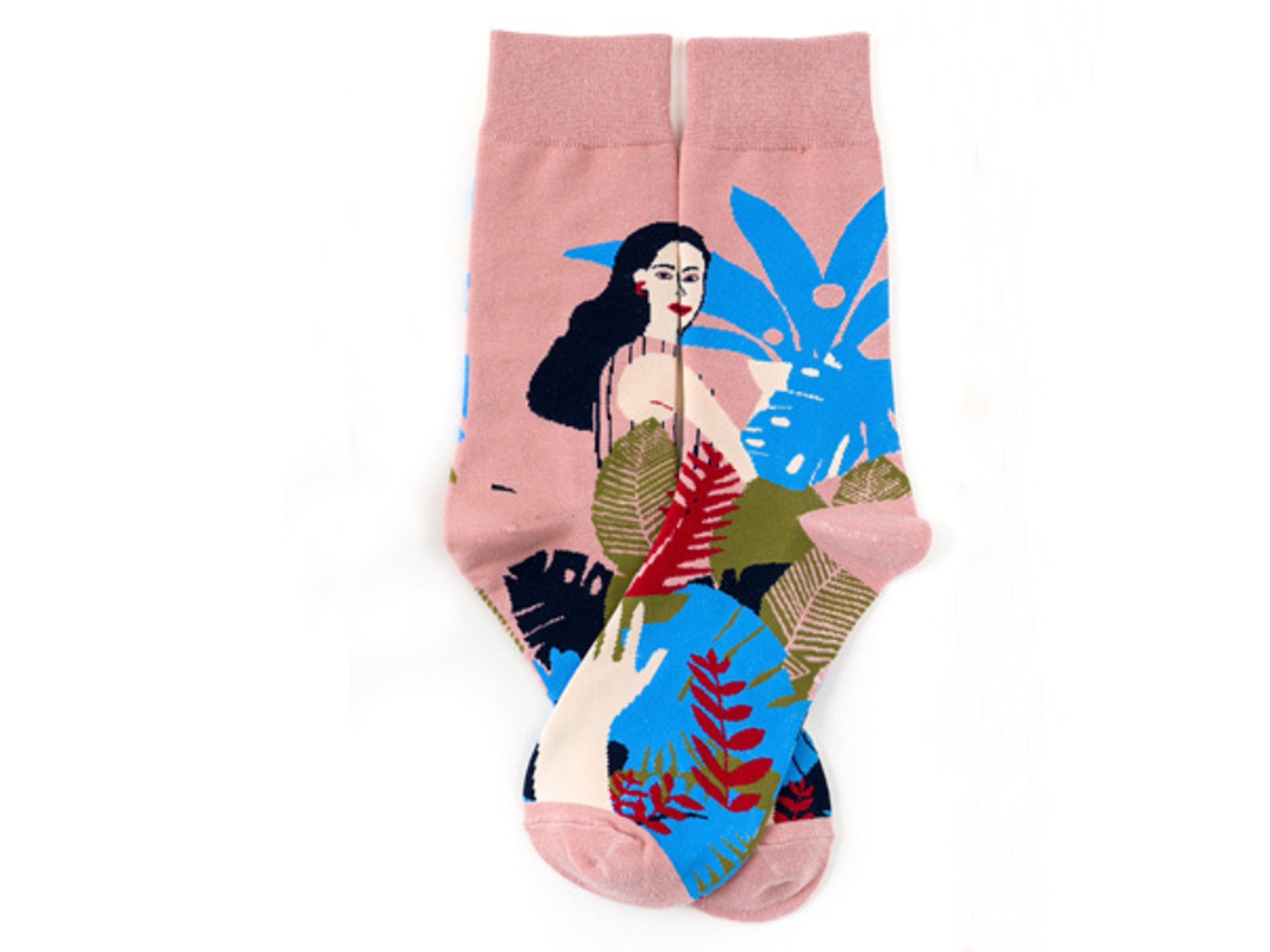 Women's Funky Socks Men Sockschic Socksplant Socks Etsy