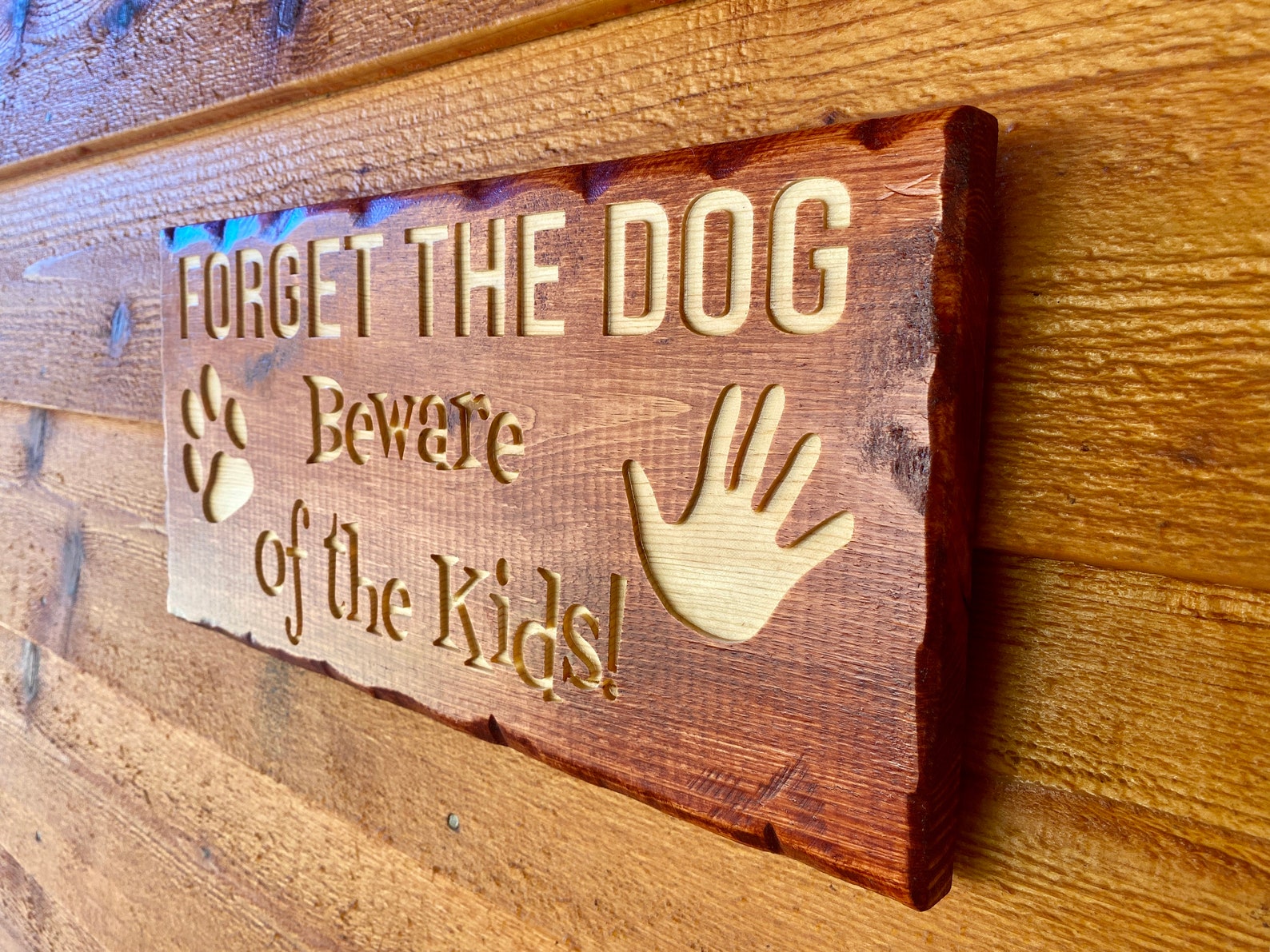Vergessen Sie den Hund Hüten Sie sich vor den Kindern Etsy