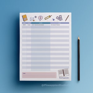 Coupon Tracker Downloadable | Organizer Planner Template