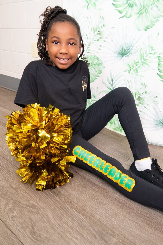 Cheerleader Leggings Kids Clothes Kids Clothing Kids Clothing Labels Girl Leggings Cheer Leggings Cheerleader Graphic Leggings Etsy