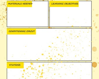 Tumbling Lesson Plan Template: Beginner, Intermediate, Advanced ...
