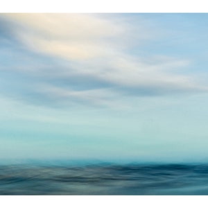 MOTION NO.3 Long Exposure In Water Seascape, Cullercoats Bay, North East England. Photographic Giclee Print A4, A3, A2. image 2