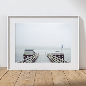 BLAIRMORE PIER -  Loch Long, Blairmore, Argyll. Fine Art Print, Scotland, Scottish West Coast. Photographic Giclee Print A4, A3, A2.