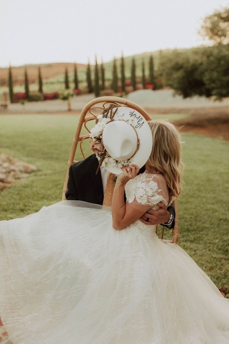 The Boho Bride Bohemian Bridal Hat image 4