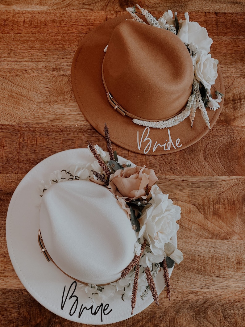 The Boho Bride Bohemian Bridal Hat image 2