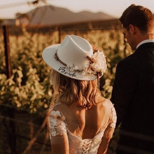 The Boho Bride Bohemian Bridal Hat image 1