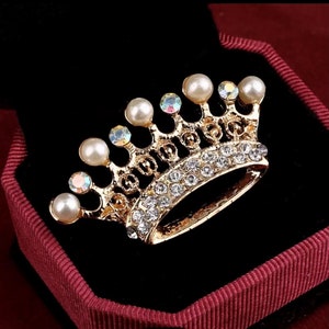 Royalty Jeweled Brooch