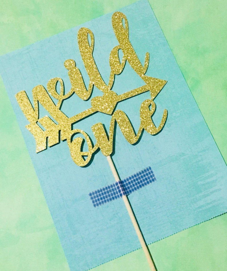 DIGITAL FILE Wild One Cake Topper SVG Etsy