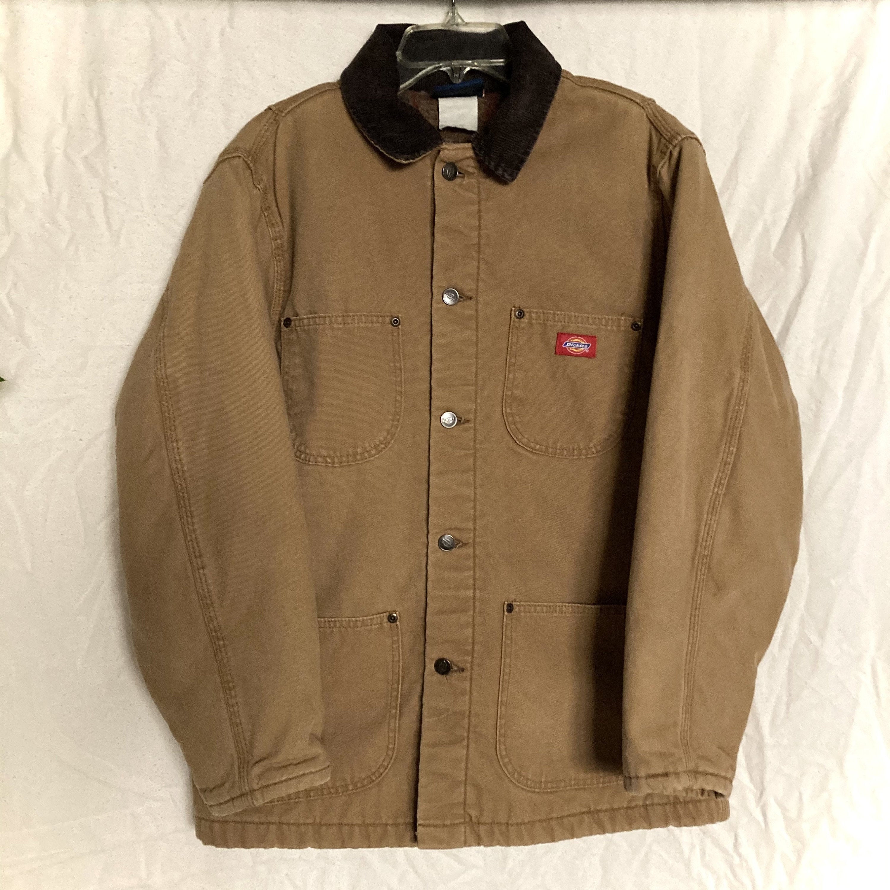 tan chore coat