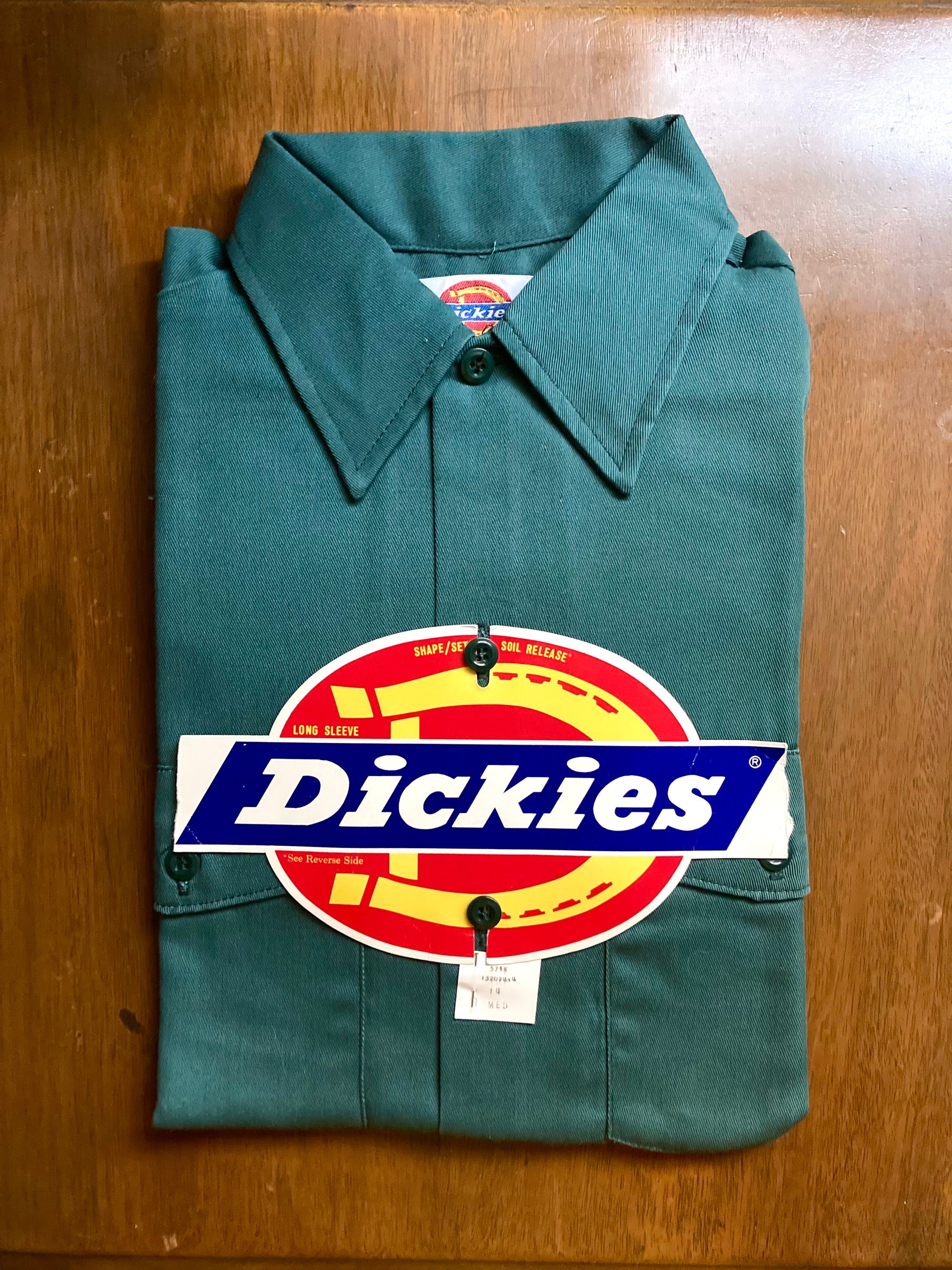 80s Deadstock Dickies Teal Green Work 