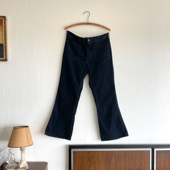 70s Big Yank Western Flare Corduroy Pants Women’s… - image 1