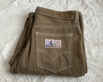 70s Vintage Levi’s Plow Boy Soft Suede Pants