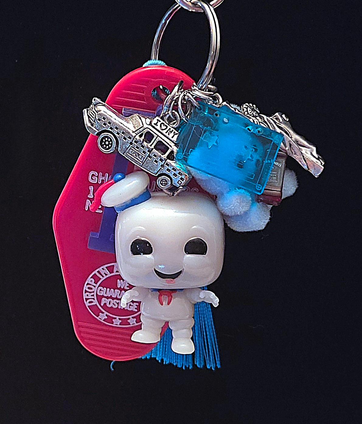 Stay Puft Marshmallow Man Keychain