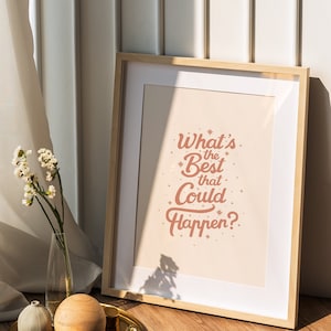 Neutrale kunst aan de muur, typografie citaat, instant digitale print downloaden, motiverend ontwerp, afdrukbare kamer decor, belettering, positieve mindset