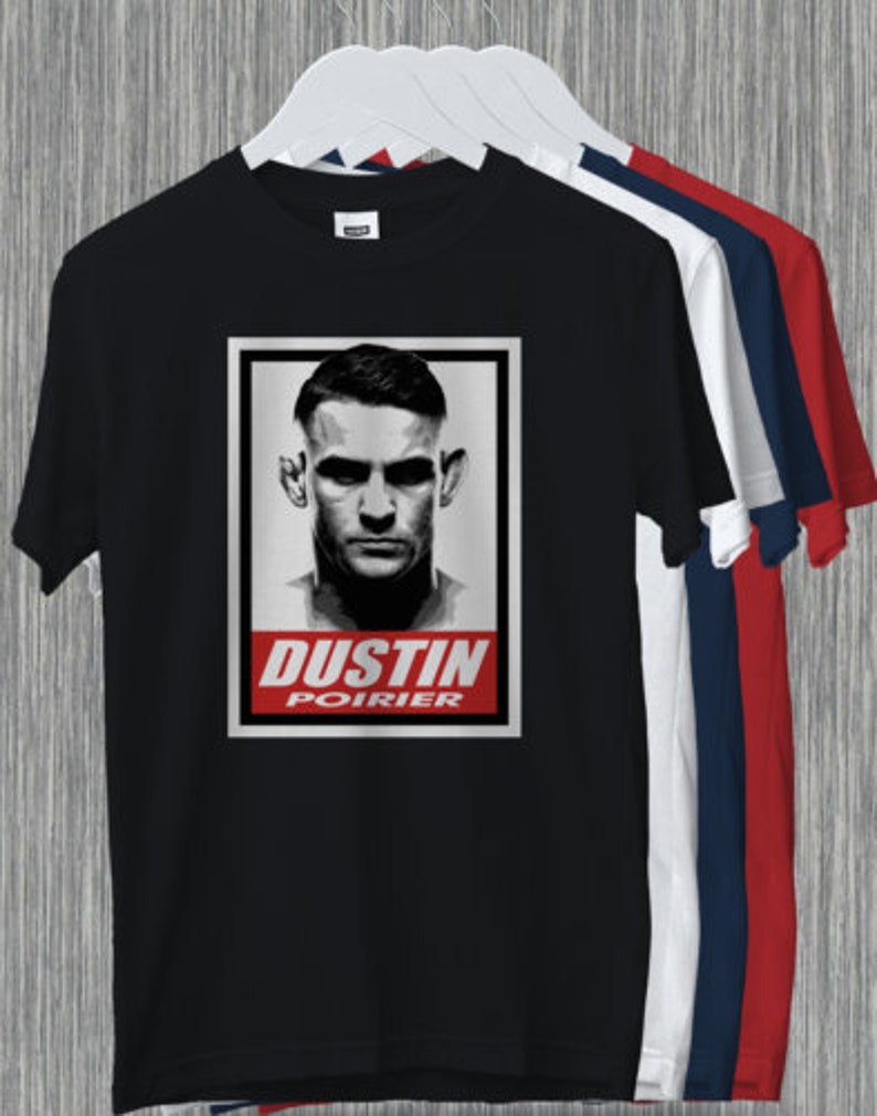 Dustin Poirier The Diamond Unisex Tshirt, MMA Fighter Fan Wear,MMA Collectable,UFT Legend Apparel,Graphic Tshirt,Trendy Unisex Tshirt image 1