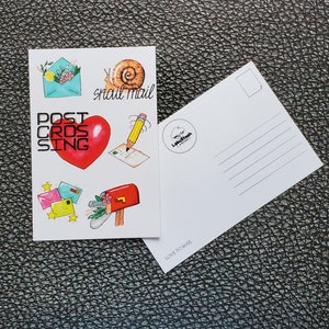 Postkarte “Love to mail”