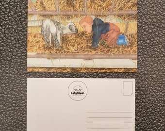 Postkarte "At the Farm"