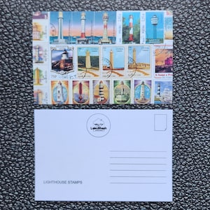 Cartes postales "Timbres" Lighthouses
