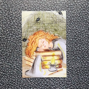 Carte postale "Petite sorcière"