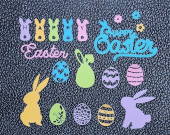 Paper Die Cuts “Happy Easter”