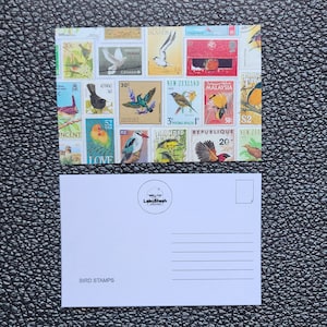 Cartes postales "Timbres" Birds