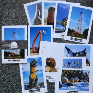 Jeu de cartes postales « Les géants des prairies »
