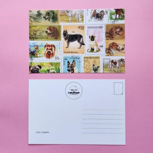 Cartes postales "Timbres" Dogs