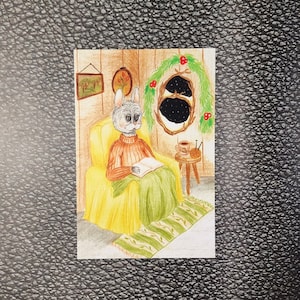 Carte postale « Soirée cosy »