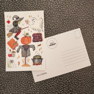 Carte postale "Halloween"