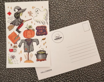 Carte postale "Halloween"