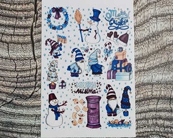 Carte postale « Les gnomes de Noël »
