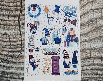 Postcard "Christmas Gnomes"