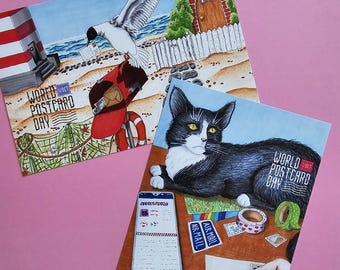 Carte postale « Journée mondiale de la carte postale »