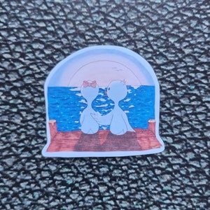 Sticker « Coucher de soleil romantique »