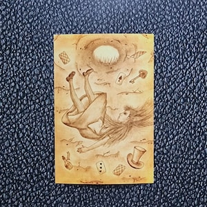 Carte postale "Alice au pays des merveilles"
