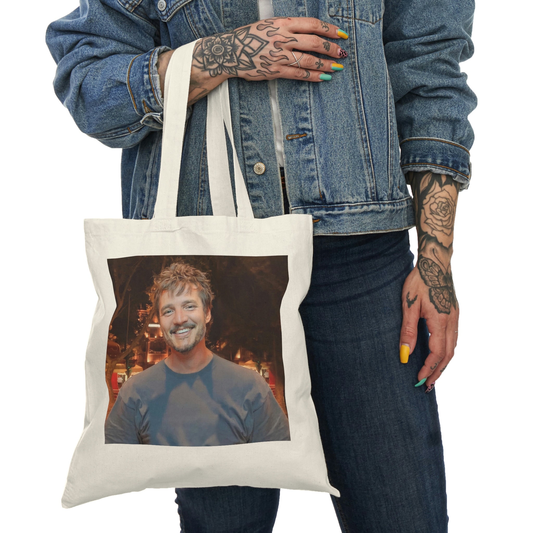 Discover Pedro Pascal tote bag, Pedro Pascal daddy, Pedro Pascal merch, Pedro tote bag