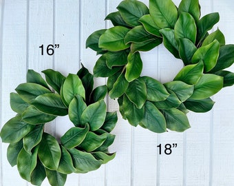 Magnolia Wreath, Farmhouse Wreath, Greenery Wreath, Farmhouse Decor, Year Round Wreath, Modern Farmhouse, All Season Wreath, Entryway Decor