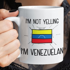 Gift For Venezuelan, Funny Venezuelan Coffee Mug, Venezuela Gift, Venezuelan Flag Venezuela Souvenirs, Venezuelan Birthday Gift