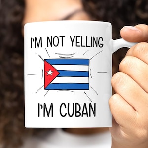 Gift For Cuban, Funny Cuban Coffee Mug, Cuba Gift, Cuban Flag Cuba Souvenirs, Cuban Birthday Gift, Havana Cuba Family Gift
