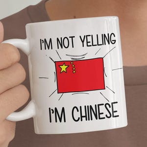 Gift For Chinese, Funny Chinese Coffee Mug, China Gift, Chinese Flag China Souvenirs, Chinese Birthday Gift, Chinese New Year Gift