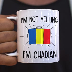 Gift For Chadian, Funny Chadian Coffee Mug, Chad Gift, Chadian Flag Chad Souvenirs, Chadian Birthday Gift